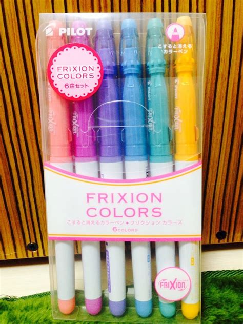 Pilot Frixion Colors Erasable Marker Pens Set 6 Pastel Etsy
