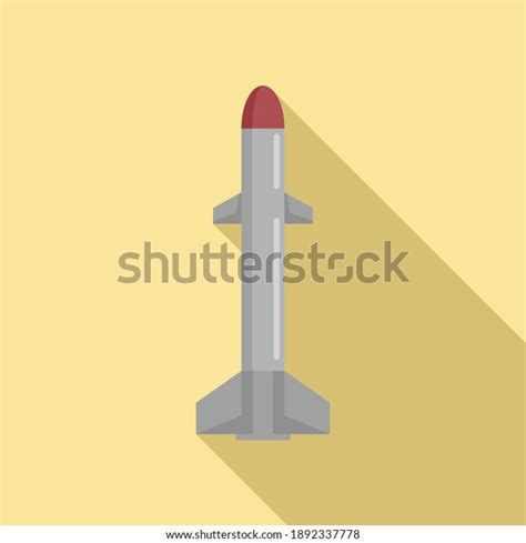 Missile Urban Icon Flat Illustration Missile Stock Vector Royalty Free