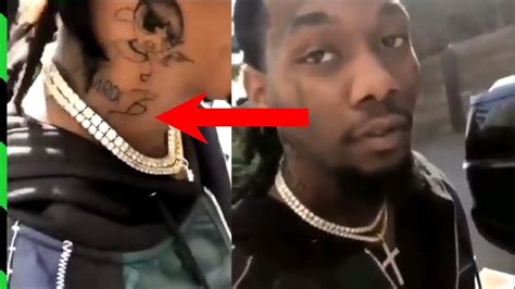 Offset Gets A Cardi B Tattoo To Prove His Love Youtube