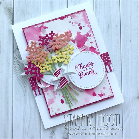 Beautiful Bouquet Photopolymer Stamp Set And Coordinating Bouquet Bunch