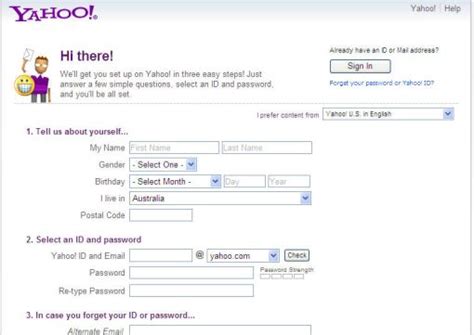 Yahoo Mail Australia Sign In Login Iweky