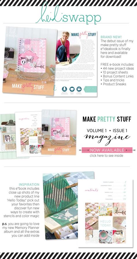 Make Pretty Stuff Volume 1 Issue 1 New Project Ideas Project Life