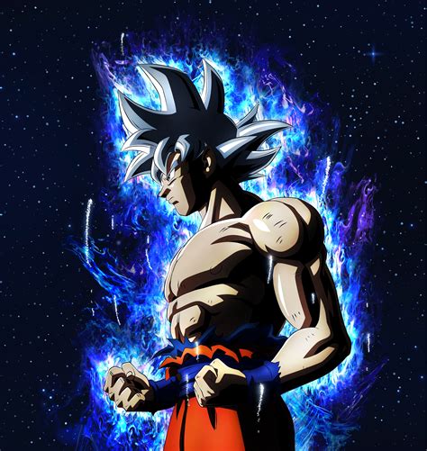 Goku Ultra Instinct Mastered Dragon Ball Super Dragon Ball Super Art Dragon Ball Art Dragon