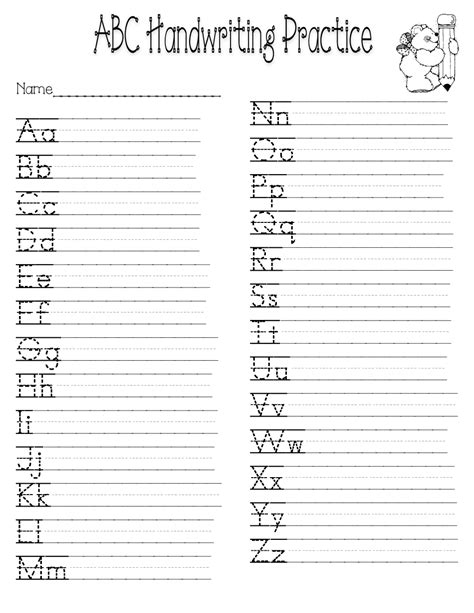 Blank lined paper handwriting practice worksheet from handwriting worksheets pdf, source:studenthandouts.com. handwriting practice.pdf | Classroom writing, 1st grade ...