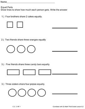 Super teacher worksheets has thousands of printable math worksheets, covering all 4 operations: Fractions Practice 2 Worksheets Go Math Third Grade Lesson ...