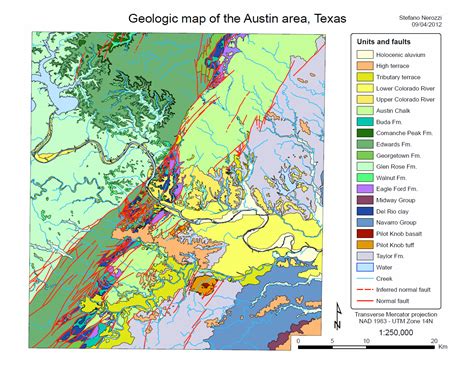 Geologic Map Of Austin Texas My Xxx Hot Girl