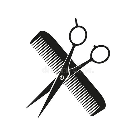 Scissors And Comb Vector Stock Vector Illustration Of Barber 113309186