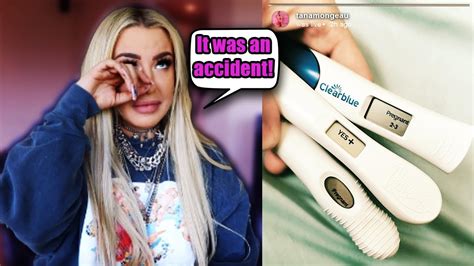 Tana Mongeau Cries After Admitting Shes Pregnant Youtube