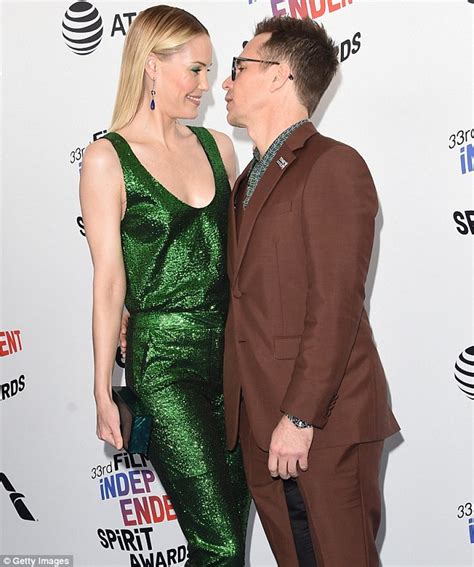 Leslie Bibb And Boyfriend Feel Each Other Up At Indie Spirit Awards