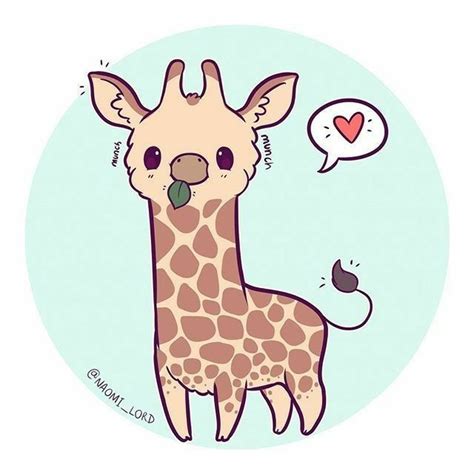 Kawaii Giraffe Cute Kawaii Animals Cute Animal Drawings Kawaii Cute