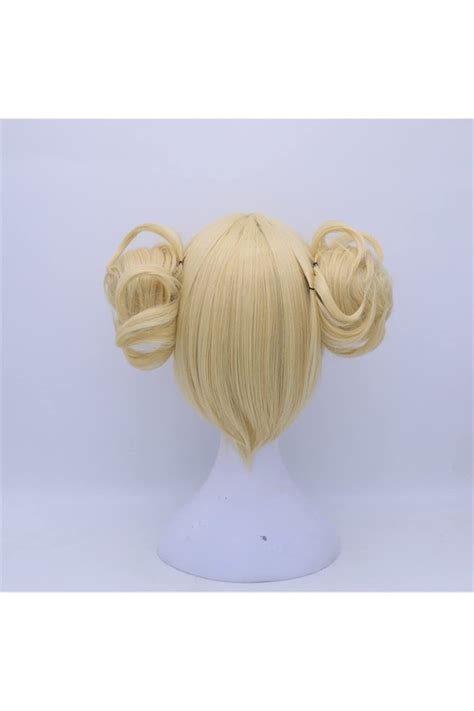 Xingwang Queen Women Gilrs Lonita Party Wigs Anime Yellow Blonde Cosplay Wig With Bun Free Cap