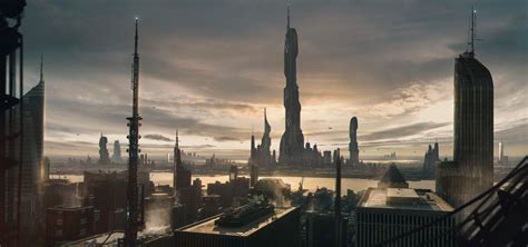 Matte Practice By Josejulian100 Matte Painting Sci Fi City