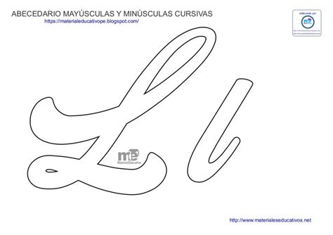 Moldes De Letras Cursivas Mayúsculas Y Minúsculas Molde Letra M