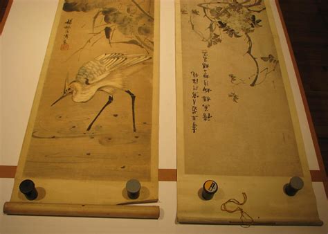Pair of Antique Chinese Scrolls