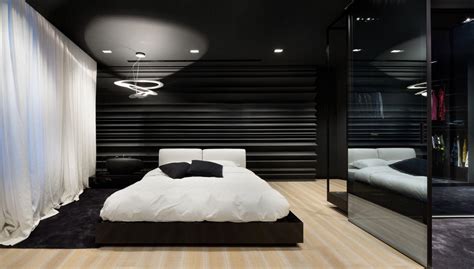 It starts with having the walls painted white and. Fascinating Bedroom Design Ideas Using White and Black ...