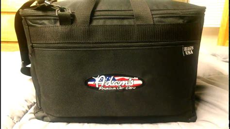Adam's tire & rubber cleaner collection. Adam's Premium Car Care Americana Detail Bag - YouTube