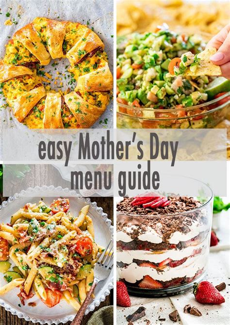 From Brunch To Dinner This Menu Will Guide You In Giving Your Mom The