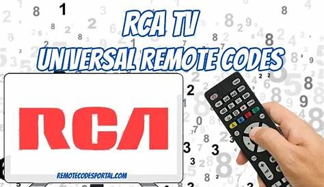 RCA TV Universal Remote Codes & Programming Guide [2024]