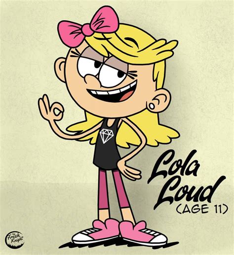 Lola Loud Age 11 By Thefreshknight Lola Loud The Loud House Fanart