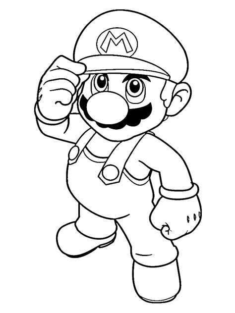 Descargar Gratis Dibujos Para Colorear Mario