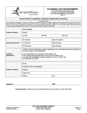 Are smoke alarms required in commercial buildings for massachusetts fire code compliance? Smoke Detector Installation Certificate - Fill Out and ...