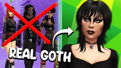 I Fixed The Sims 4 Goth Galore Kit Since Ea Wont 🖤 Youtube