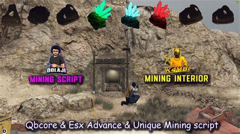 Fivem Realistic Cave Mining Qbcore And Esx Mining Youtube