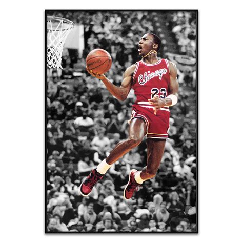Buy Michael Jordan Poster Famous Dunk Sports Poster Wall Art Canvas