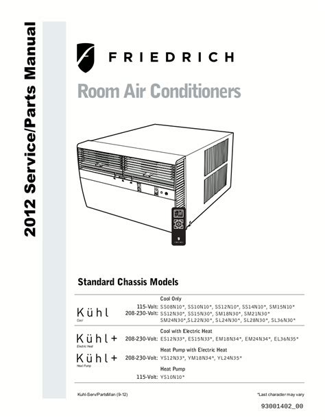 Friedrich Mini Split Manual