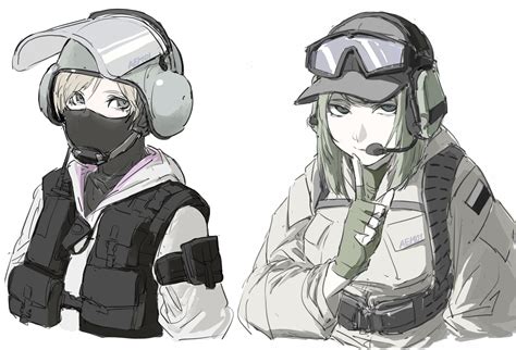 My Fanart Of Thicc Iq And New Grom Operator Ela Which Is Thiccer