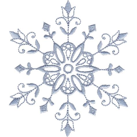Snowflake Accent 2 Machine Embroidery Machine Embroidery Designs