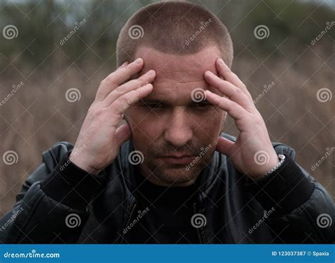 Portrait Of Disappointed Man Stock Image Image Of Stress Emotion