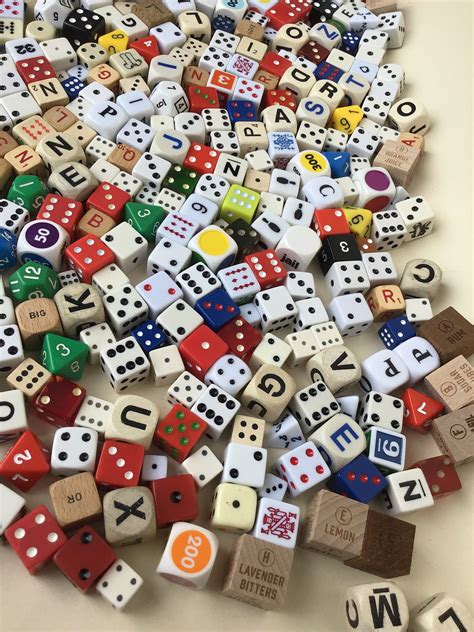 Lot of 20 Random Game Dice Ages Vary Numbered Word Letter | Etsy