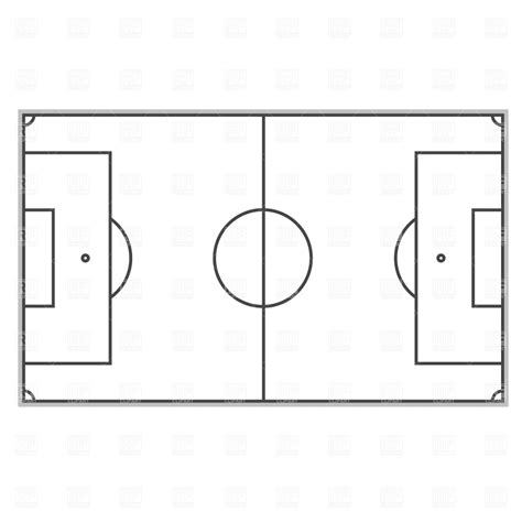 Basic Soccer Field Coloring Pages