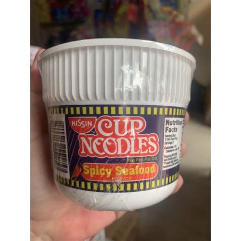 Nissin Mini Cup Noodles Spicy Seafood Shopee Philippines