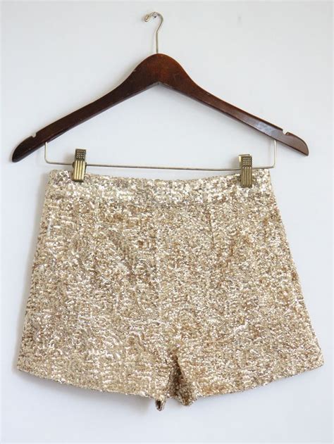 High Waist Gold Sequin Shorts 40 Lovely Gold Sequin Shorts Sequin Shorts Style