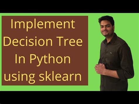 Assumptions we make while using decision tree : Implement Decision Tree in Python using sklearn ...