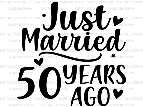 Just Married 50 Years Ago Anniversary T Ubicaciondepersonascdmxgobmx