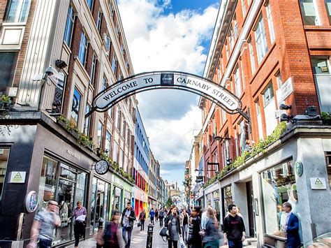 The street enjoys quite a large popularity among tourists, especially shoppers, who come to the area to find some great deals in the local shops. Carnaby Street in Soho, London, UK | Sygic Travel