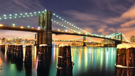Free Download Brooklyn Bridge New York City Full Hd Desktop Wallpapers