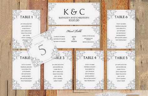 Wedding Seating Chart Template Free And Premium Templates