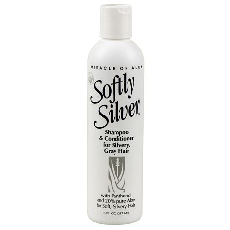 Softly Silvertm Conditioning Shampoo Organic Gray Hair Revitalizer