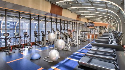 New York Marriott Marquis 12 Hotel Coolest Hotel Fitness Centers