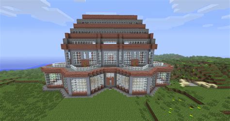 Among the very beautiful natural views of the author, who did not regret his time, built an amazing modern house, from which emanates luxury and style. Artsy Brick Mansion Minecraft Map