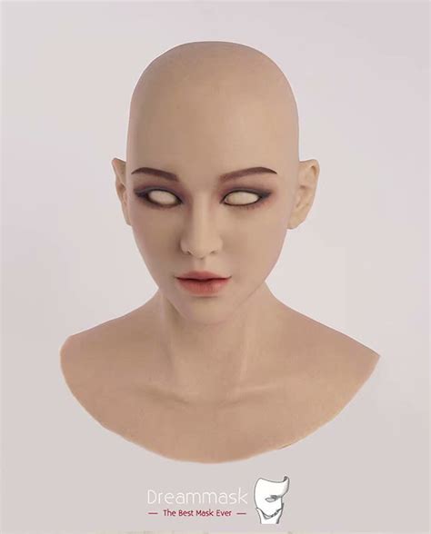 Haenerealistic Human Face Crossdress Silicone Full Head With Neck
