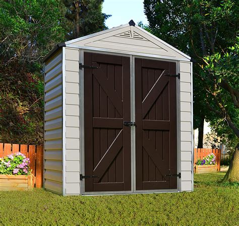 This storage shed is faster and easier to assemble then the previous rubbermaid 7x7 model. Resin Sheds - Pros and Cons > Classic Buildings