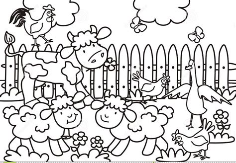 Free Coloring Pages For Kids Farm Animals Lasiflo
