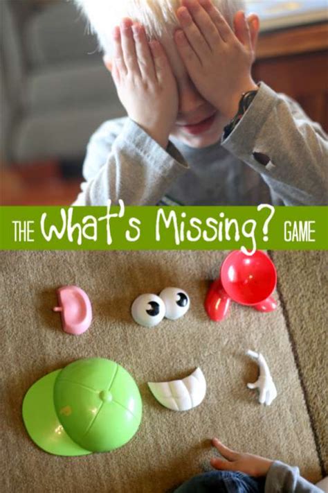 The Whats Missing Memory Activity For Kids Hands On As We Grow
