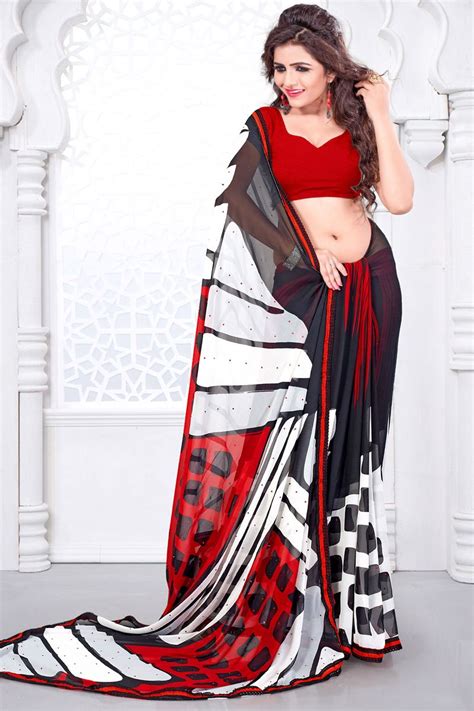 Black Designer Printed Sarees Online From Easysarees Party Wear Sarees Clothes For Women