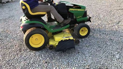 John Deere La175 Mower Youtube